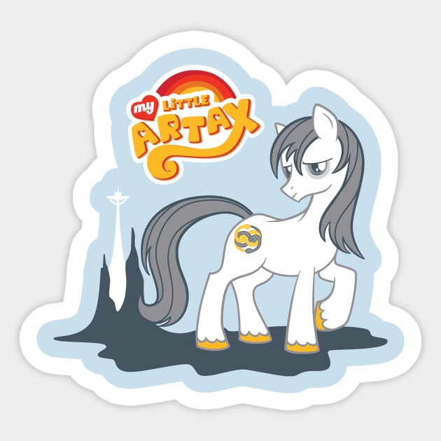 My Little Artax Sticker by Mandrie